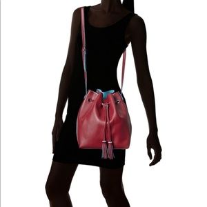 Steve Madden Burgundy BGemmaa Bucket Bag NEW